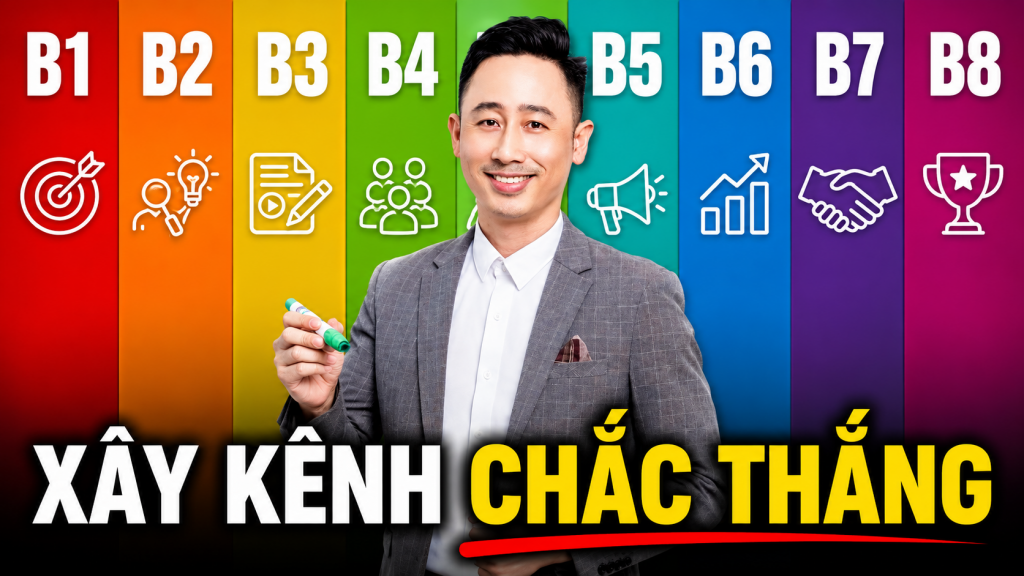 Cách xây kênh bất động sản chắc thắng 2026 - 8 bước của Đăng Dương