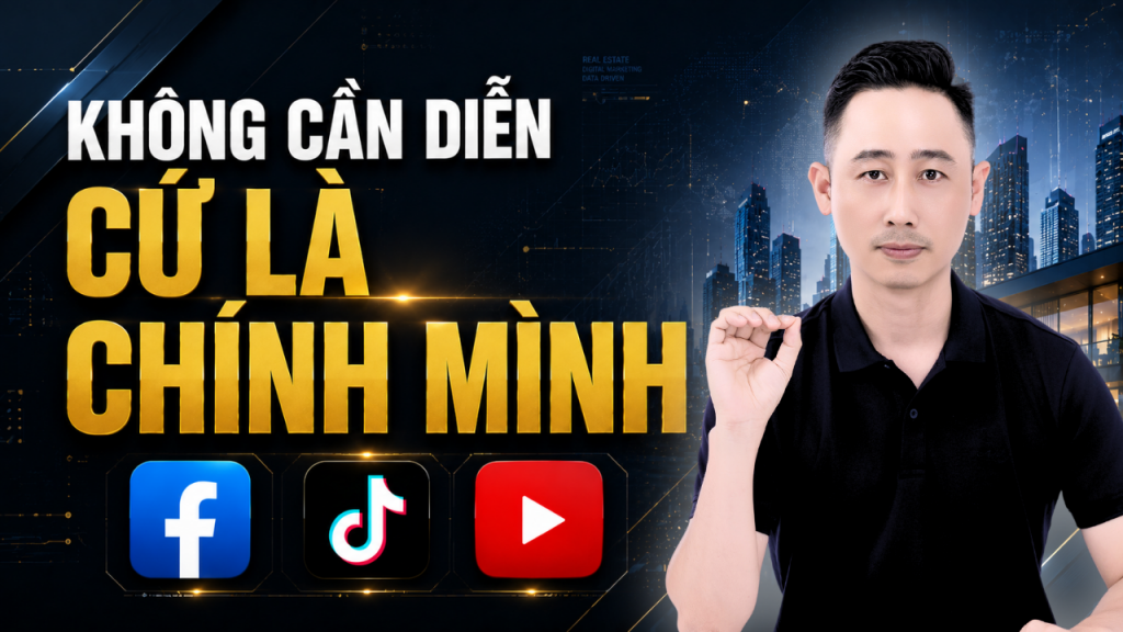 Không cần diễn làm môi giới hãy là chính mình