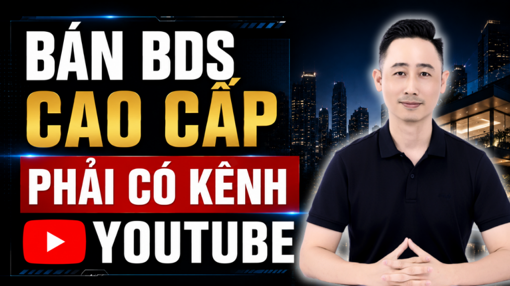 8 lý do môi giới bất động sản cao cấp cần có kênh YouTube