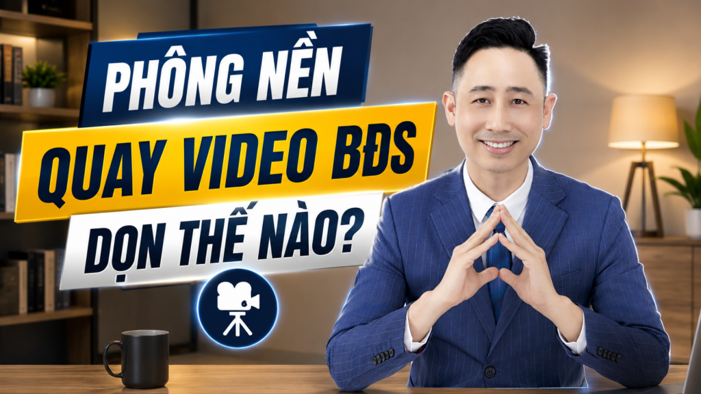 Phông nền quay video bất động sản dọn thế nào cho gọn — ảnh bìa bài viết