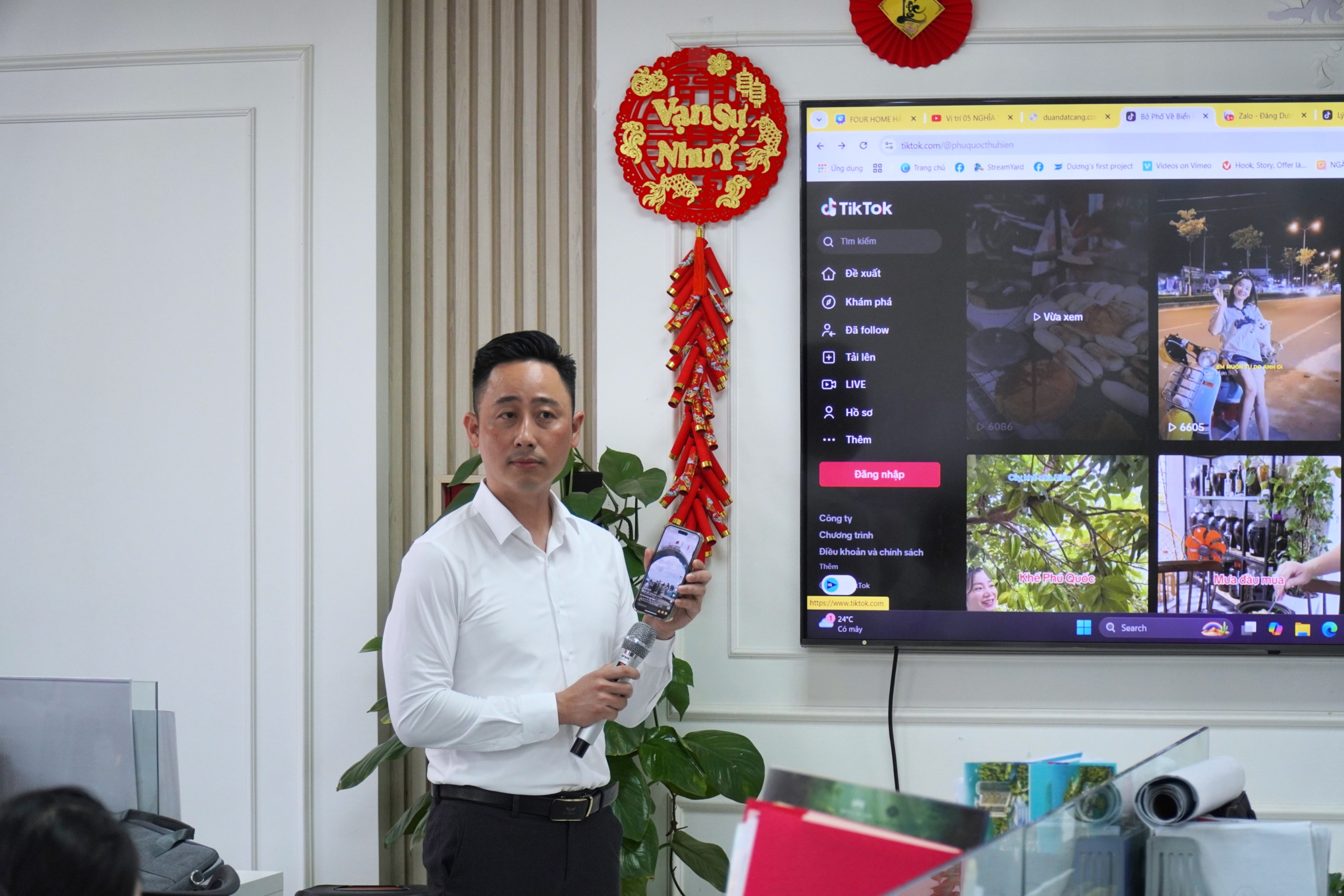Đăng Dương hướng dẫn môi giới cách làm nội dung video để kiếm tiền từ kênh bất động sản