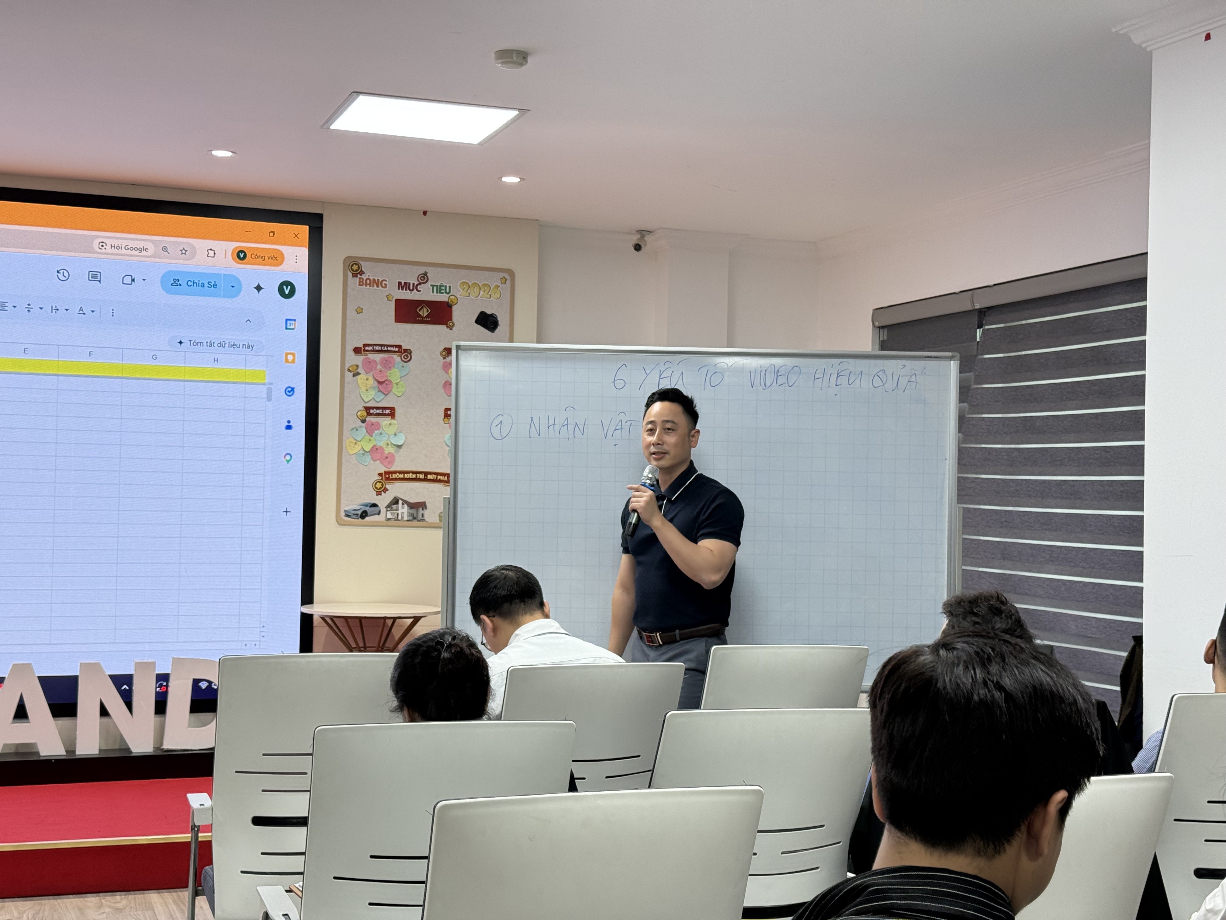 Buổi chia sẻ với đội ngũ môi giới bất động sản về cách đọc chỉ số của một đợt bán hàng