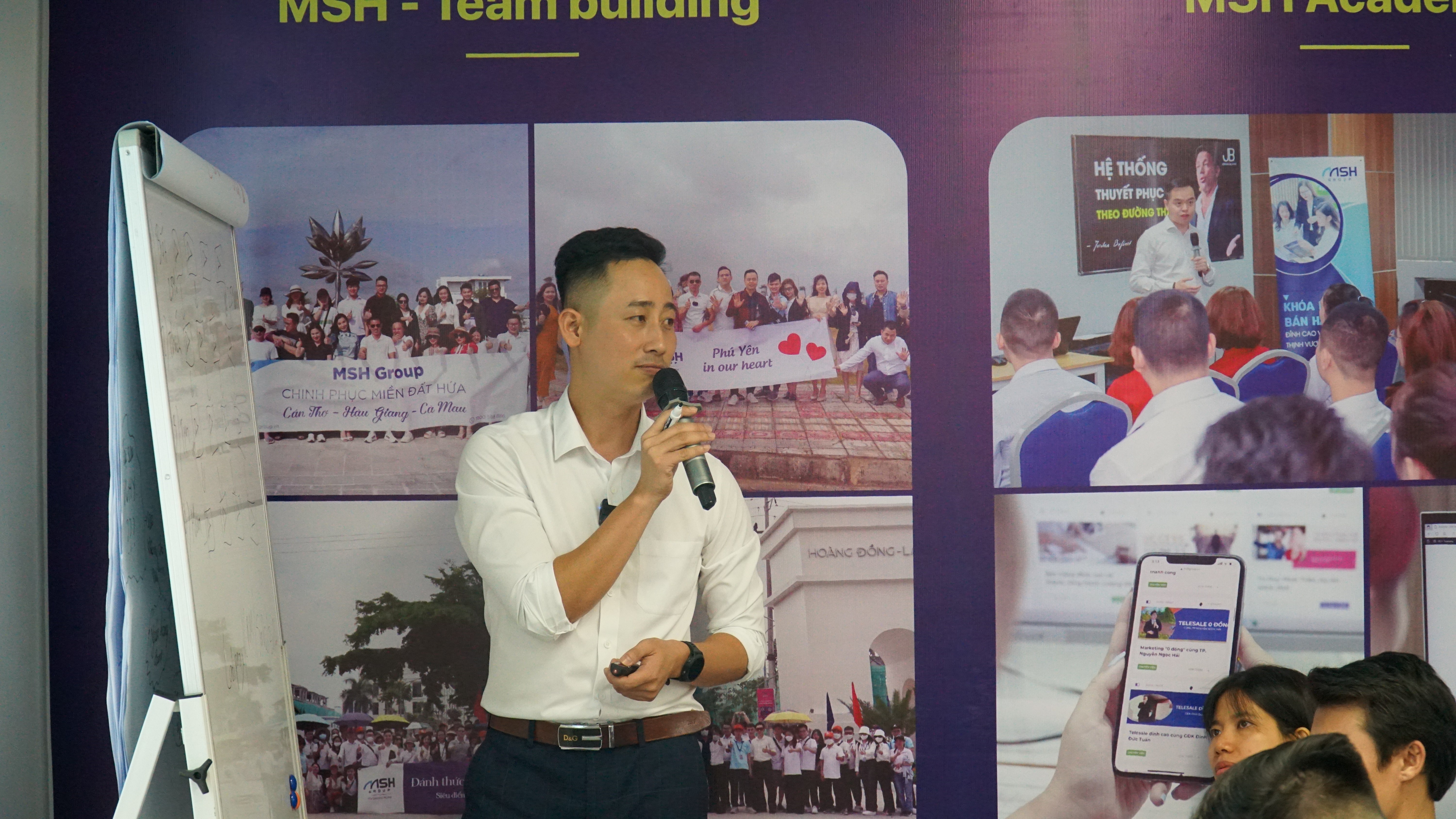 Đăng Dương nói về tư duy của người môi giới bất động sản trước lớp học viên