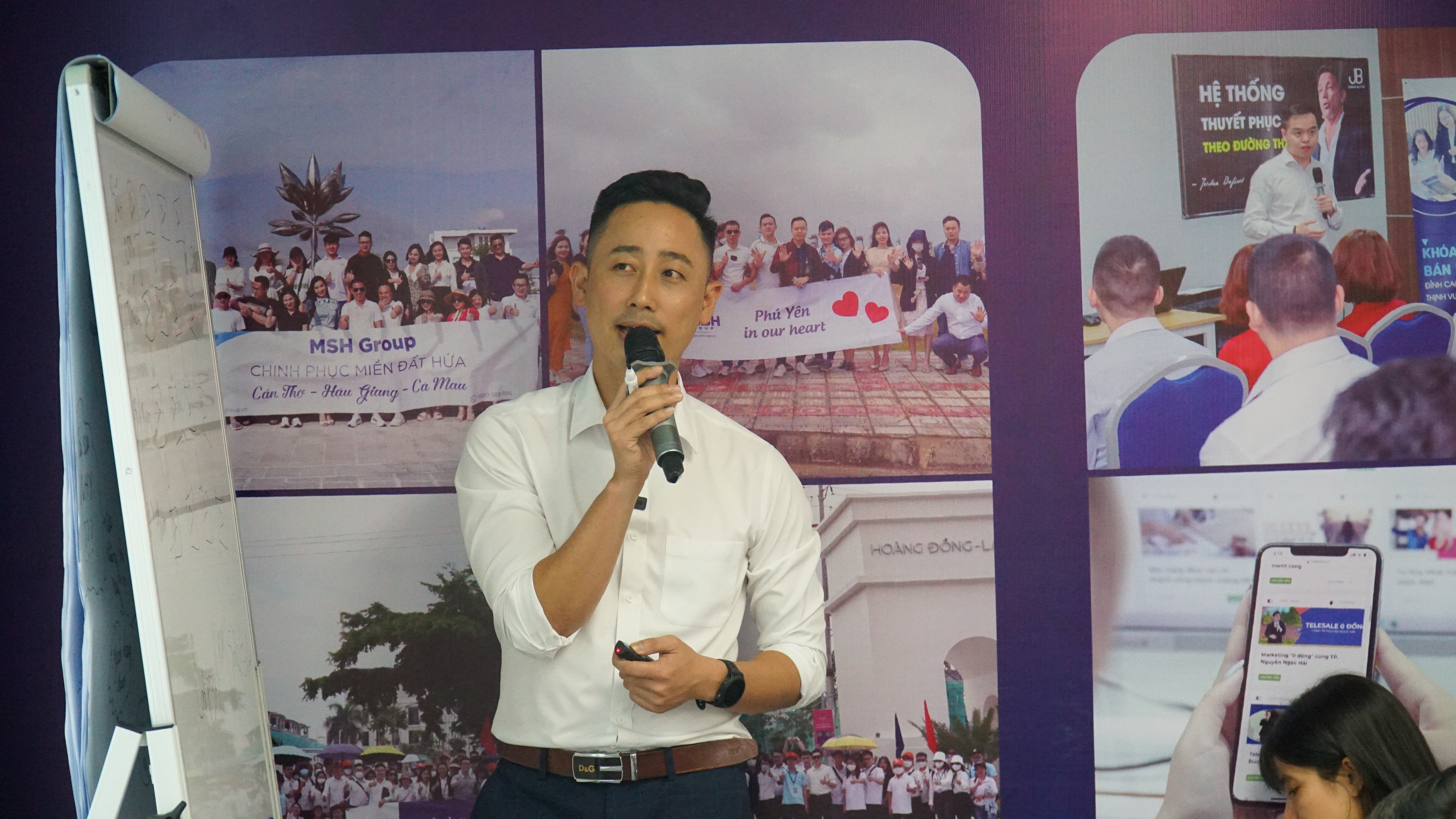 Đăng Dương trao đổi với môi giới về nhận diện hình ảnh và lỗi kênh bất động sản khi lên video