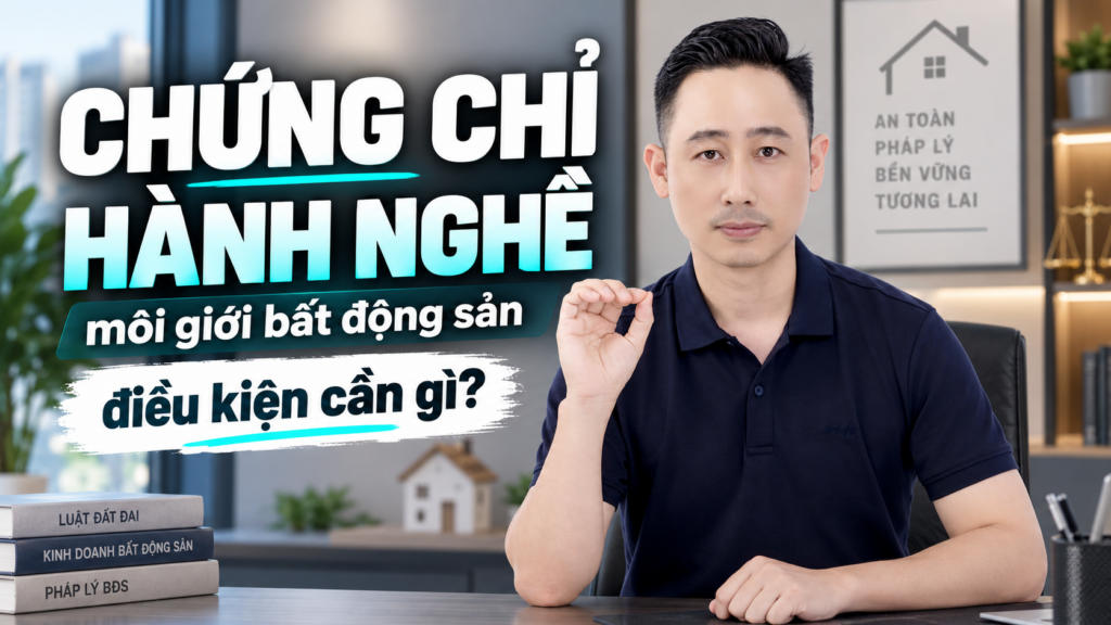 Chứng chỉ môi giới bất động sản và điều kiện hành nghề, Đăng Dương chia sẻ với anh em môi giới