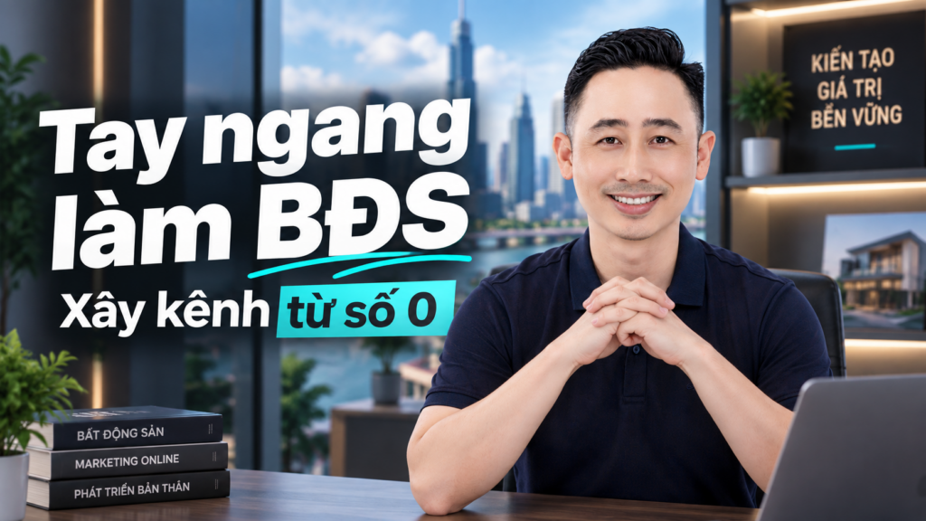 Môi giới bất động sản tay ngang xây kênh video từ số không, buổi trò chuyện trên kênh Đăng Dương