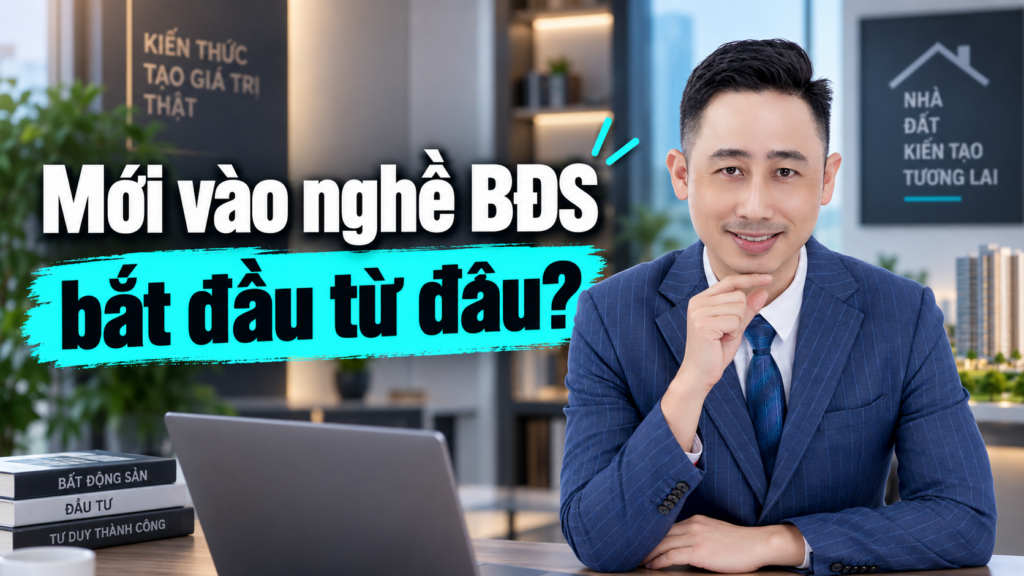 Người mới vào nghề môi giới bất động sản, Đăng Dương đứng lớp hướng dẫn nhân sự mới tại sàn giao dịch