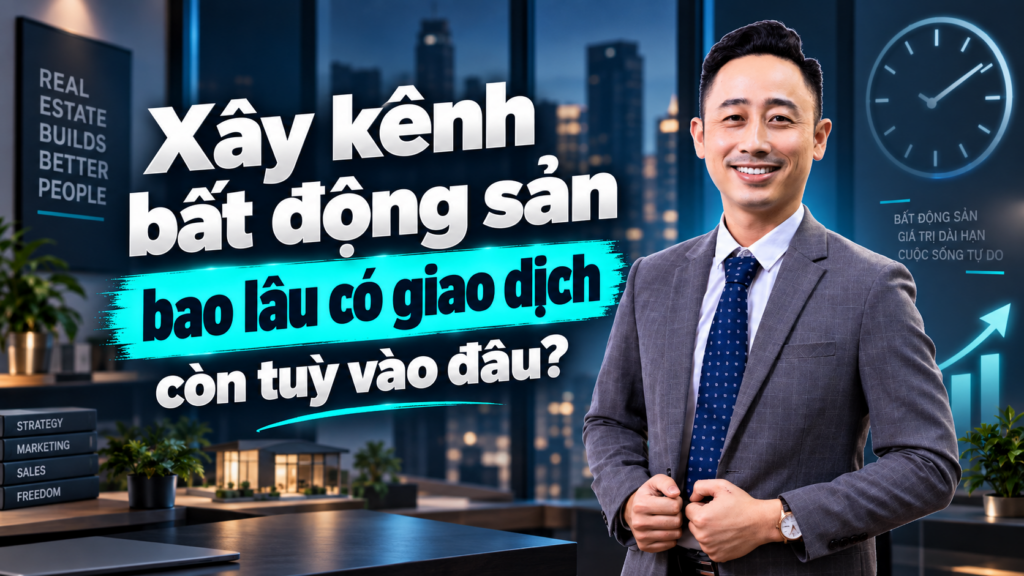 Xây kênh bất động sản bao lâu có giao dịch, Đăng Dương chia sẻ với môi giới trong buổi đào tạo