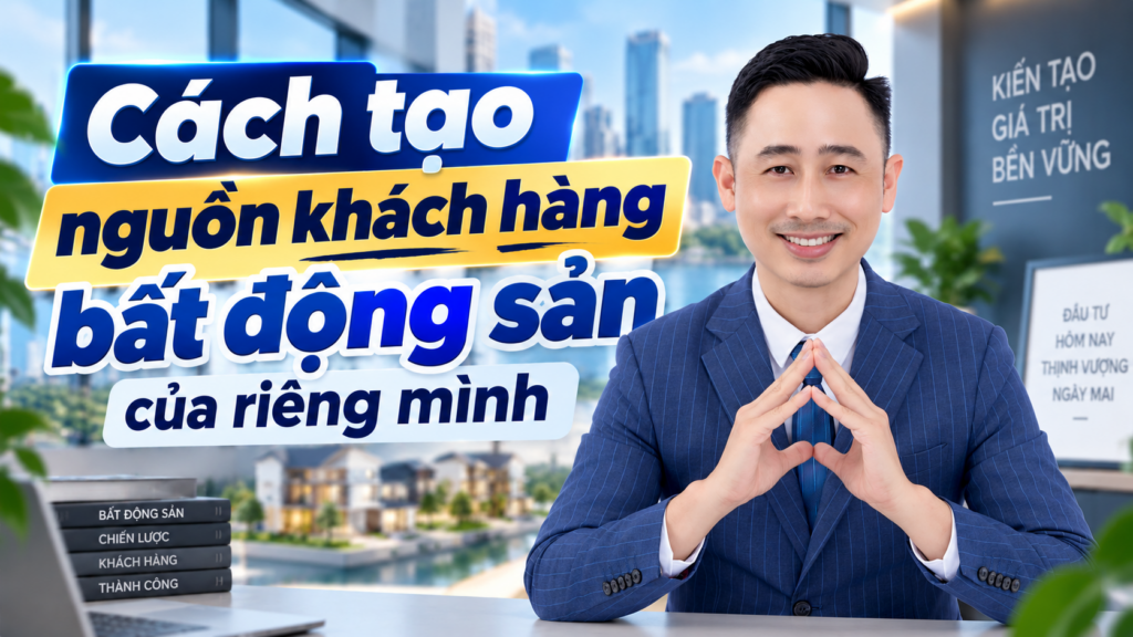 Buổi chia sẻ về cách tạo nguồn khách hàng bất động sản cho môi giới