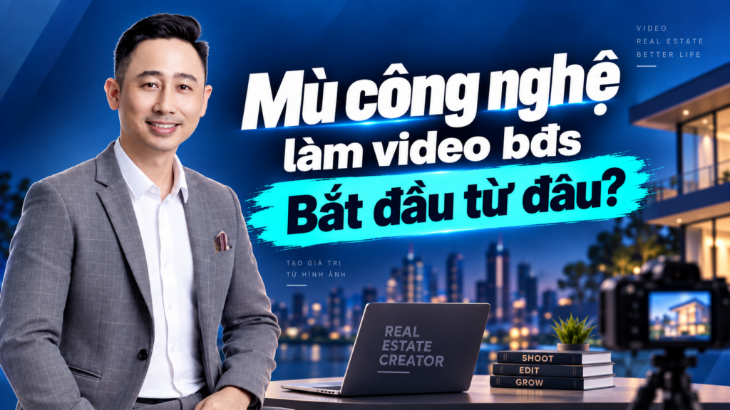Buổi đào tạo môi giới bất động sản về cách bắt đầu làm video bán hàng bằng điện thoại