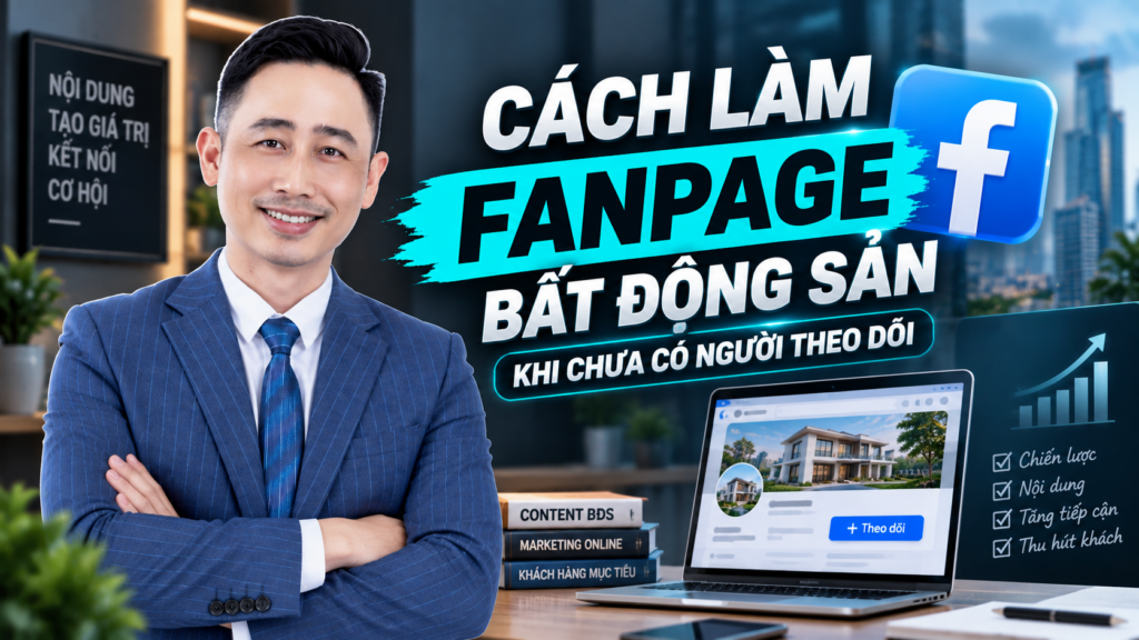 Cách làm fanpage bất động sản, buổi trao đổi về kênh mạng xã hội cho môi giới