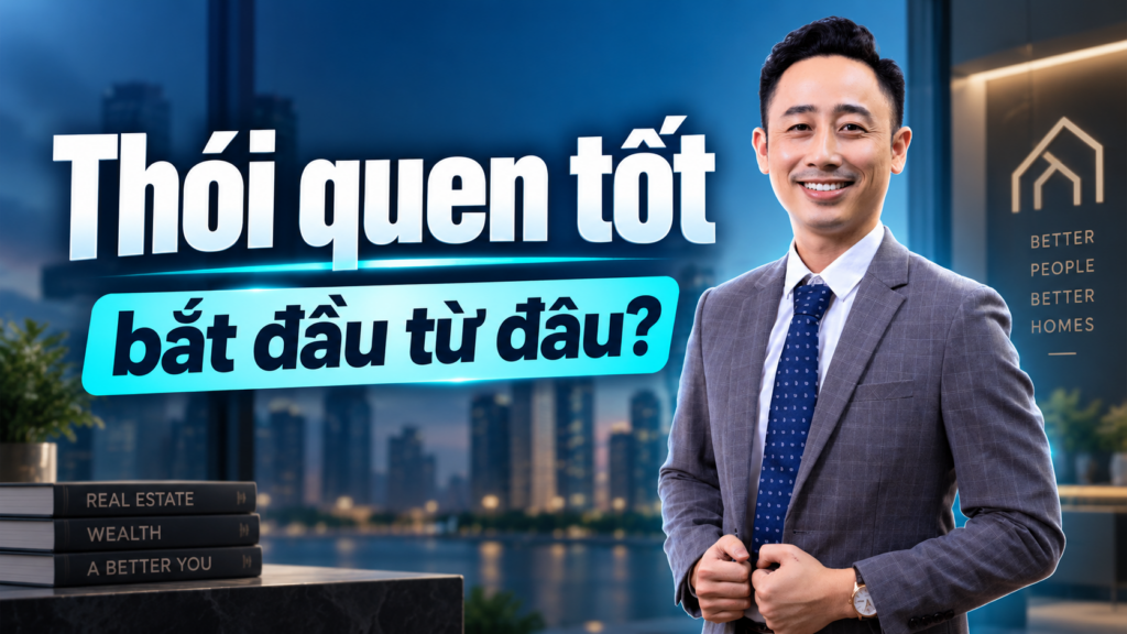 Thói quen tốt của người bán bất động sản, buổi chia sẻ về cách làm việc mỗi ngày của nghề môi giới