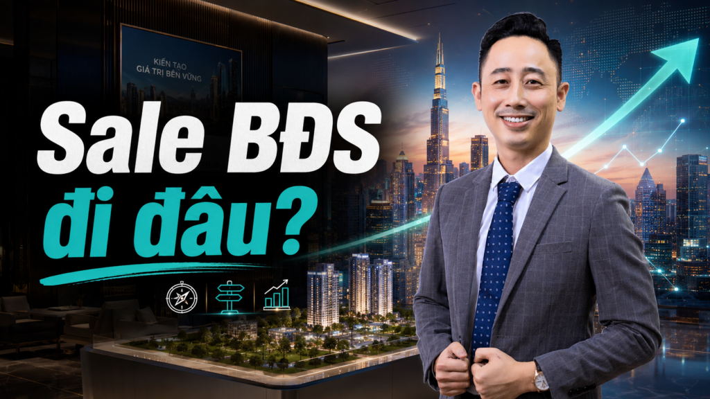 Nghề sale bất động sản qua các thời kỳ, Đăng Dương chia sẻ trước đội môi giới tại sàn giao dịch
