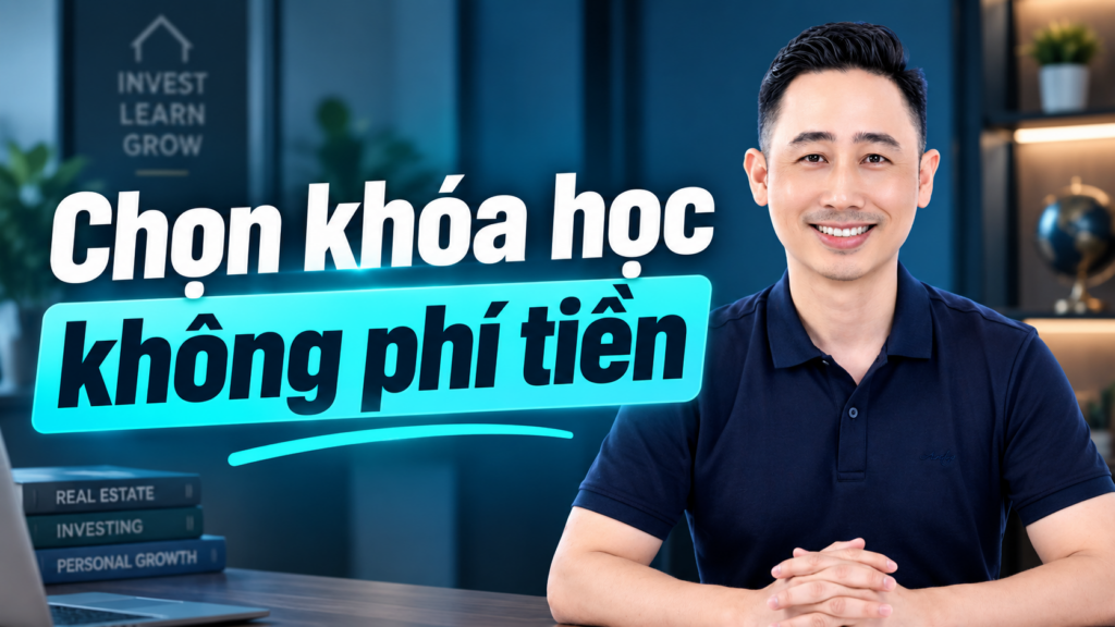 Chọn khoá học bất động sản, buổi chia sẻ về cách soi một nơi dạy nghề trước khi xuống tiền