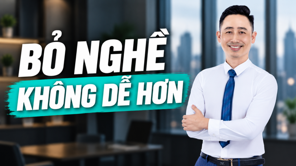 Môi giới bất động sản bỏ nghề, buổi chia sẻ về chuyện ai rời đi và ai ở lại