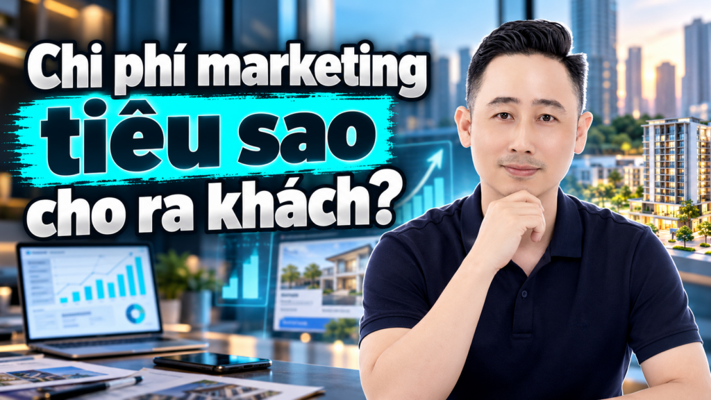 Chi phí marketing bất động sản, buổi chia sẻ về cách tính và đặt trần khoản chi tìm khách