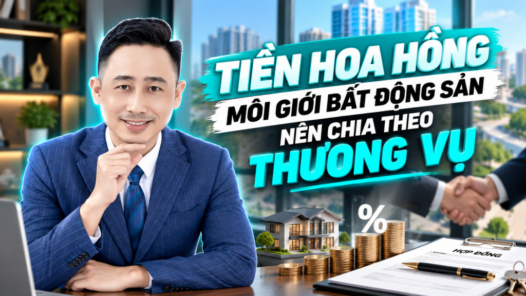 Tiền hoa hồng môi giới bất động sản, buổi chia sẻ về cách chia khoản thù lao theo từng thương vụ