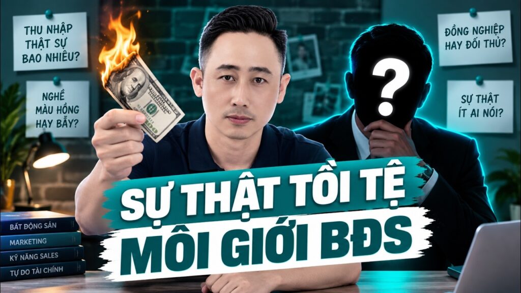 Đòn bẩy cho môi giới bất động sản chia thị trường thành bốn nhóm, ảnh bìa video của Đăng Dương