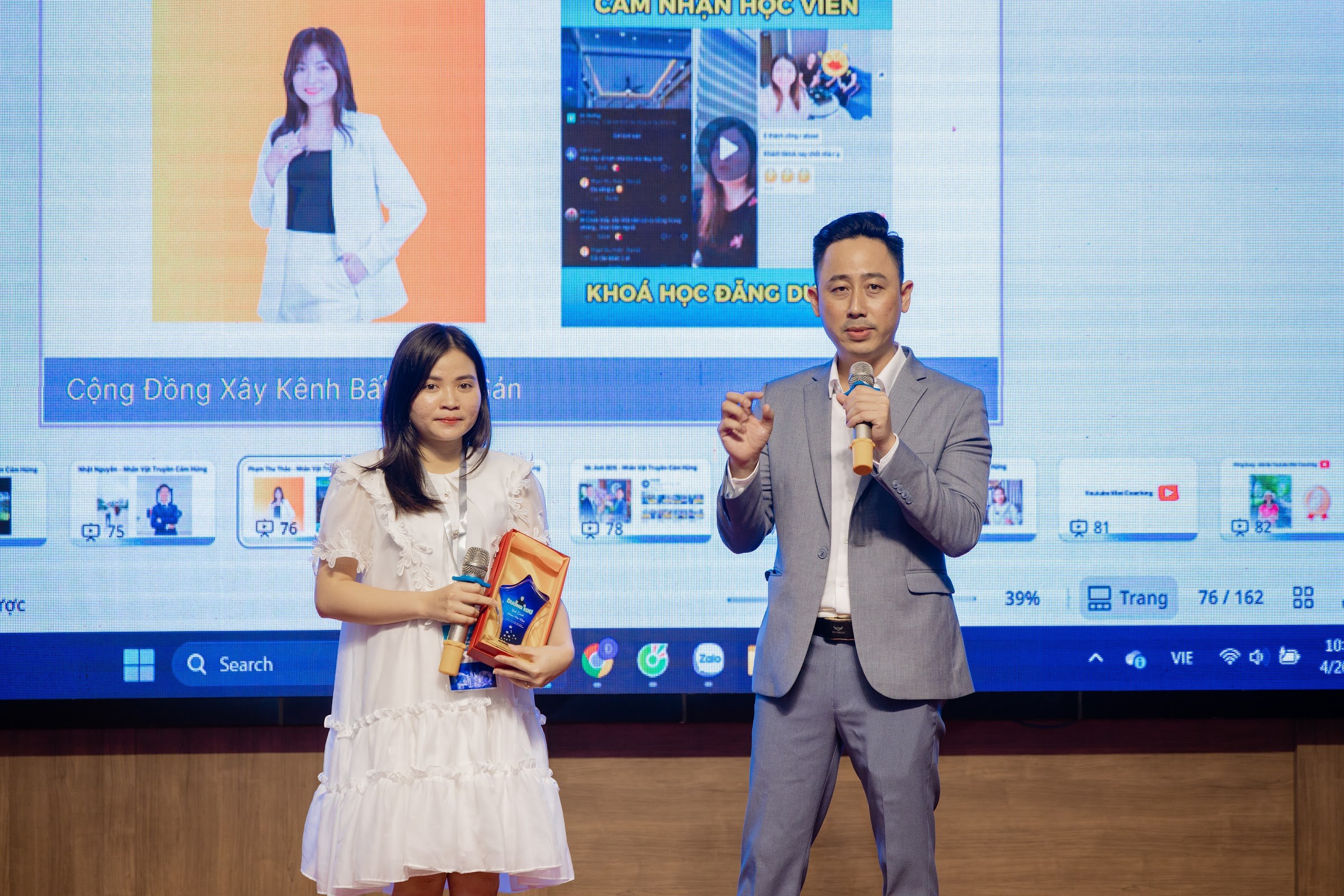 Buổi hướng dẫn môi giới bất động sản chia lớp nội dung thu hút, dẫn dắt và chuyển đổi