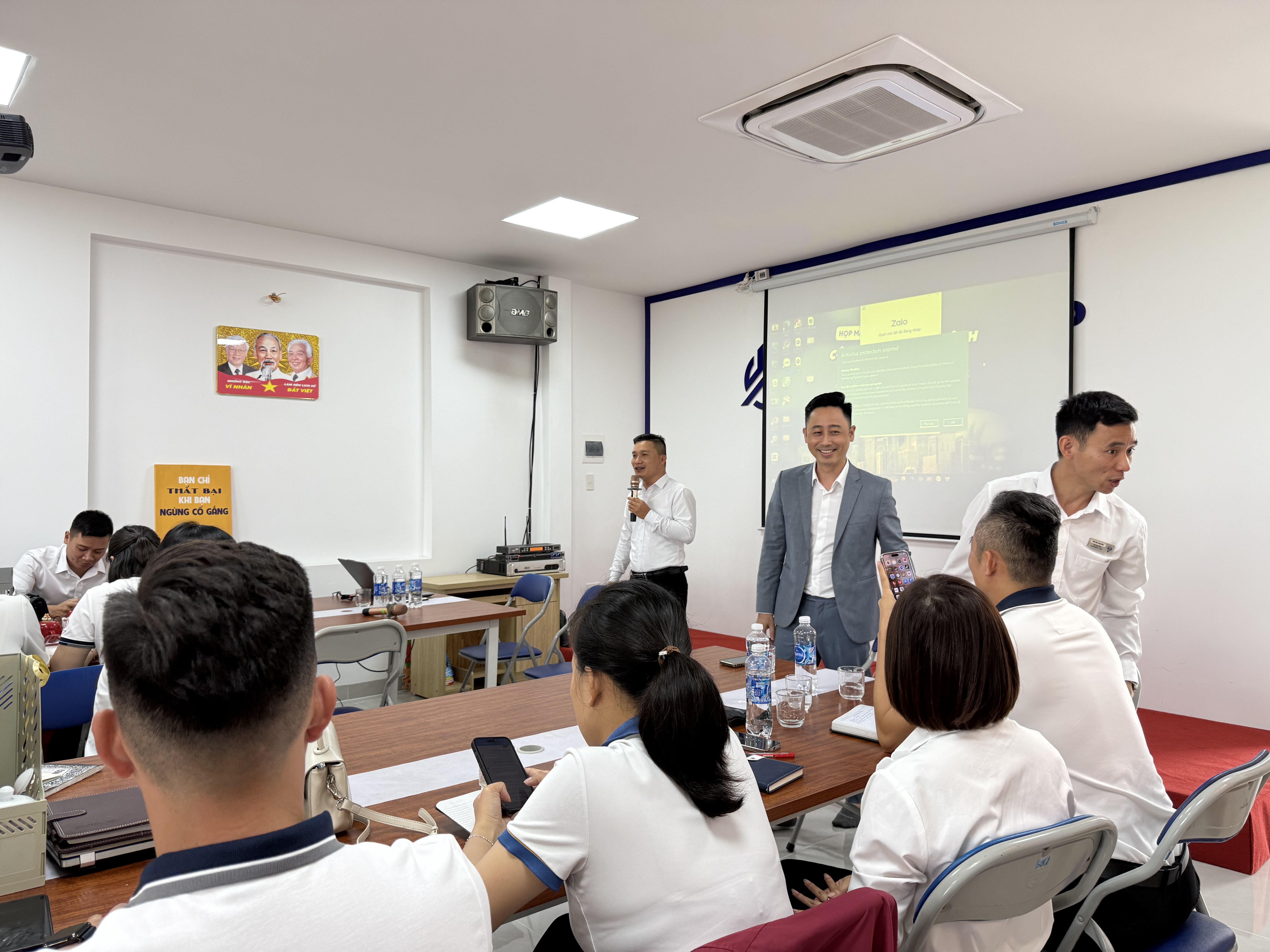 Đăng Dương đào tạo mô hình kinh doanh từ kênh video cho đội ngũ một sàn giao dịch bất động sản
