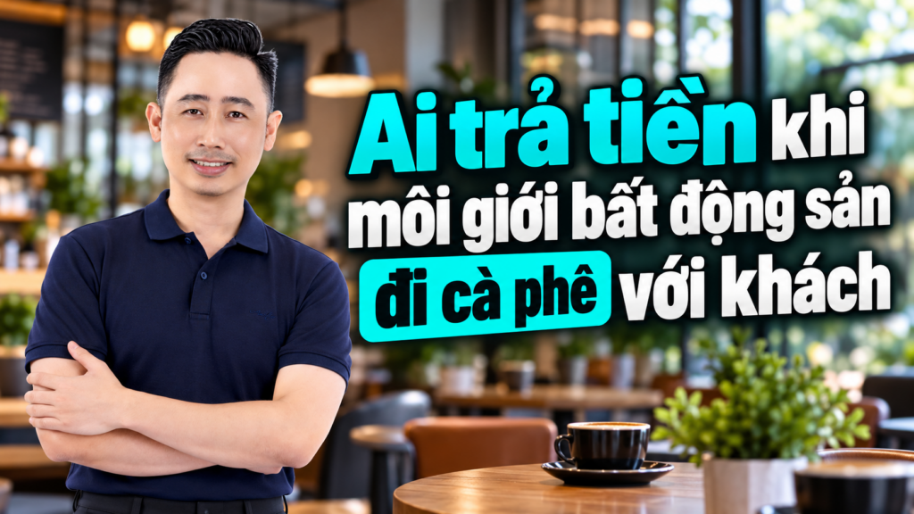 Môi giới bất động sản đi cà phê với khách và chuyện ai trả tiền cho cuộc gặp