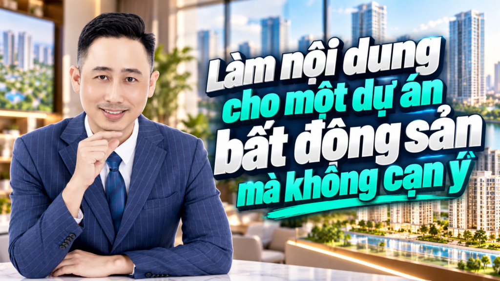 Làm nội dung cho một dự án bất động sản mà không cạn ý