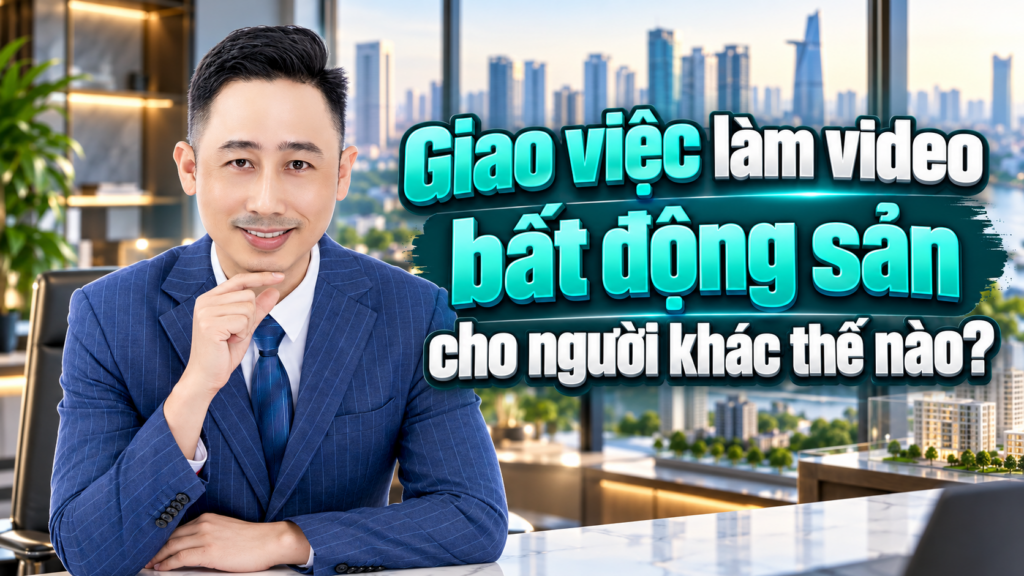 Giao việc làm video bất động sản cho người khác thế nào