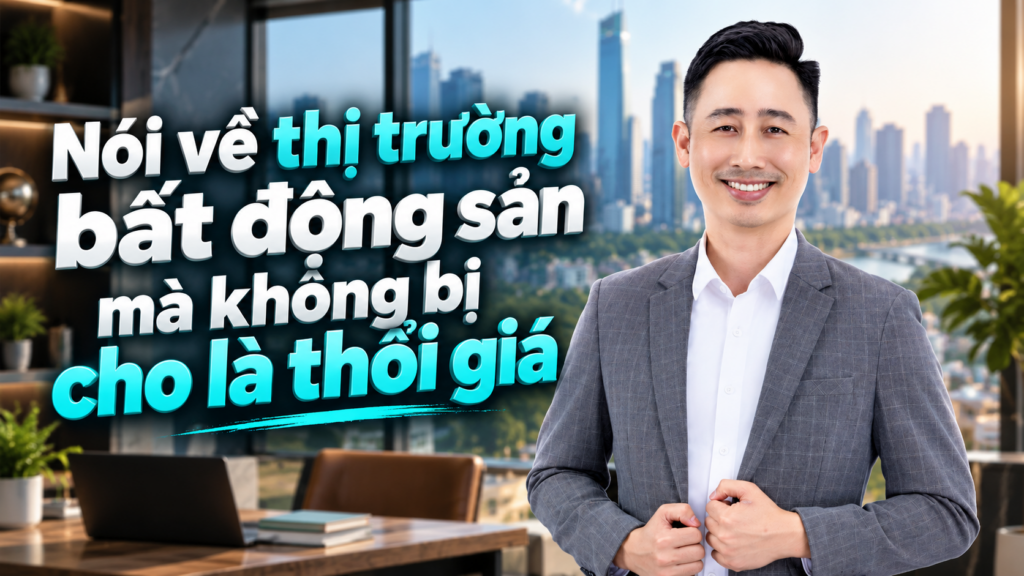 Nói về thị trường bất động sản mà không bị cho là thổi giá