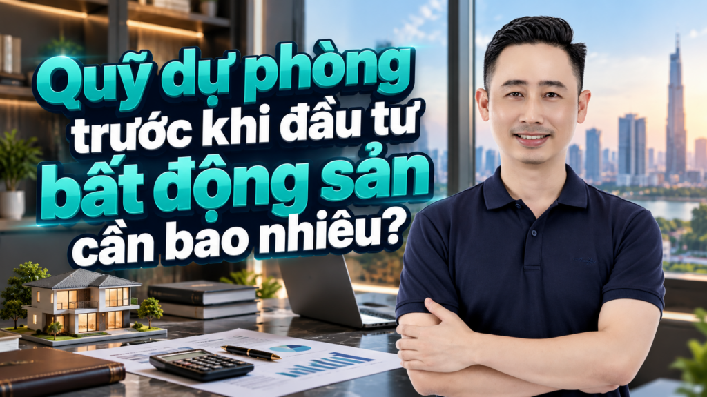 Quỹ dự phòng trước khi đầu tư bất động sản cần bao nhiêu