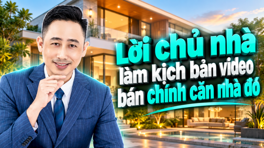 Lời chủ nhà làm kịch bản video bán chính căn nhà đó