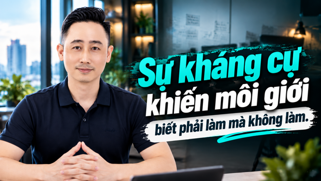 Sự kháng cự khiến môi giới bất động sản biết phải làm mà không bắt đầu