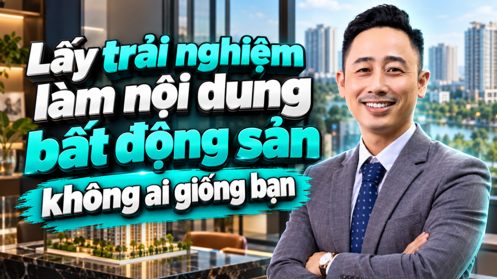 Lấy trải nghiệm làm nội dung bất động sản theo ba dạng quá khứ hiện tại tương lai
