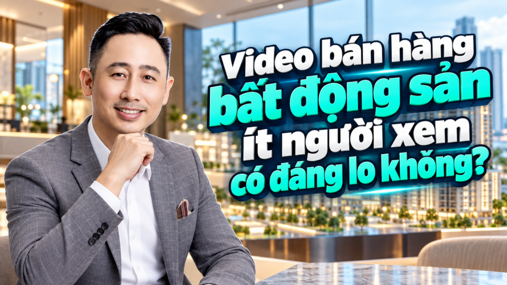 Video bán hàng bất động sản ít người xem có đáng lo không