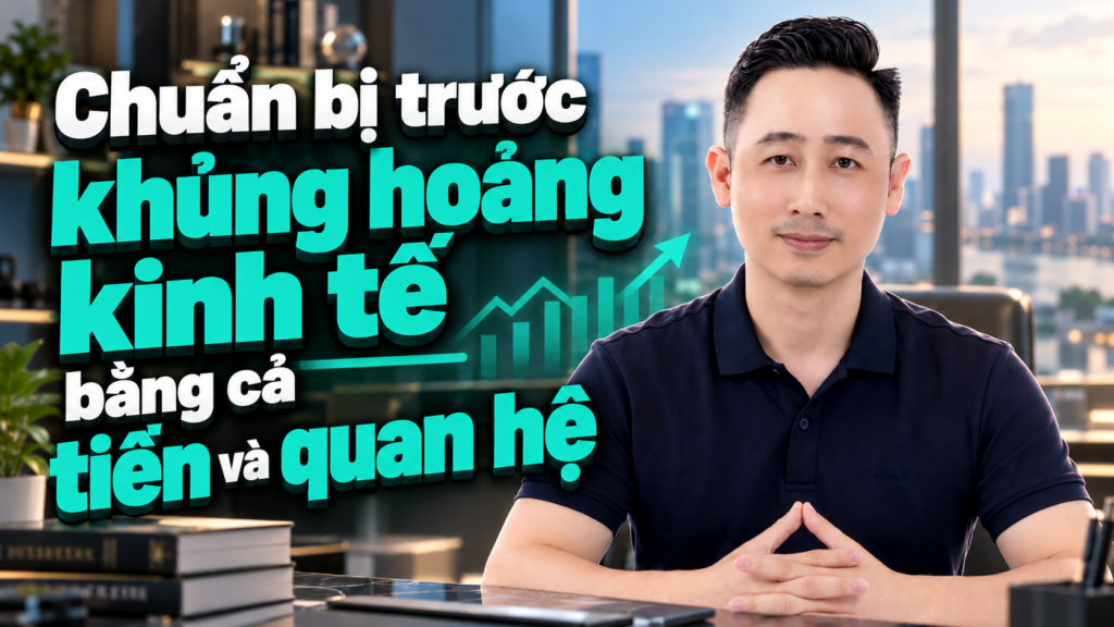 Chuẩn bị trước khủng hoảng kinh tế bằng cả tiền và quan hệ cho môi giới bất động sản