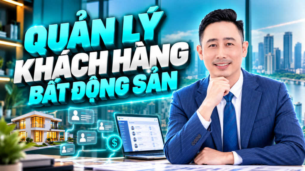 Quản lý khách hàng bất động sản bằng bảng theo dõi bảy chặng để biết tiền về từ đâu