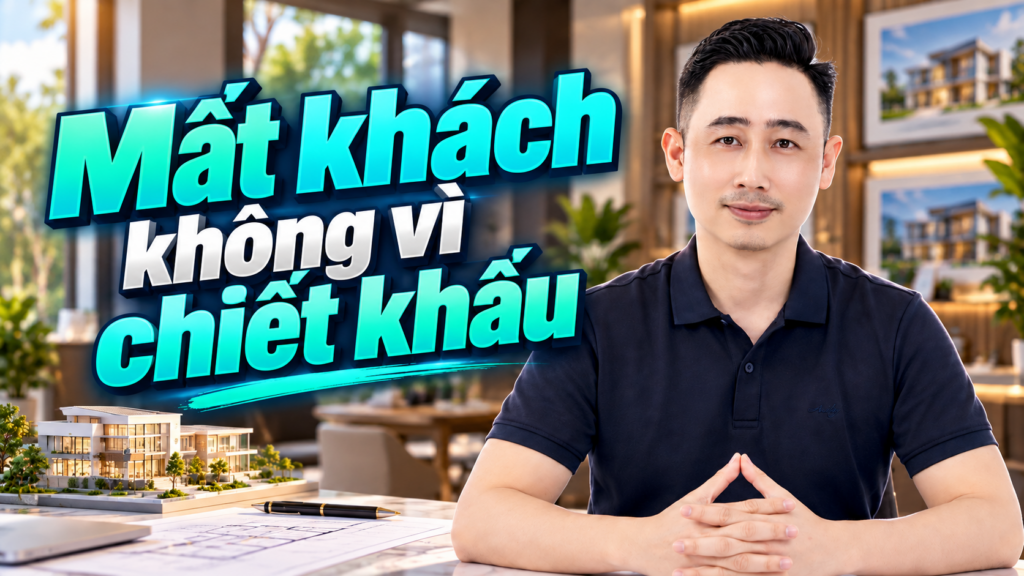Môi giới bất động sản mất khách không phải vì chiết khấu thấp mà vì uy tín chưa đủ